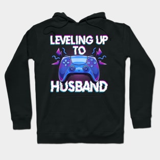 Leveling Up To Husband Video Gamer Funny Gift Hoodie